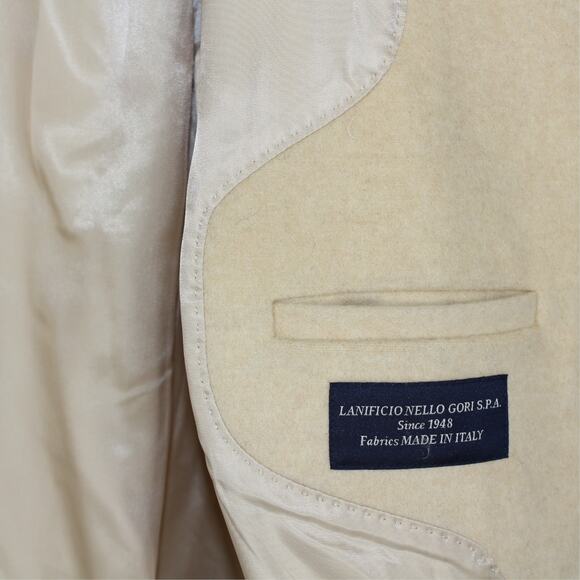 Medium QUINCE Italian Wool Cocoon Coat Heather Macadamia - Picture 15 of 16